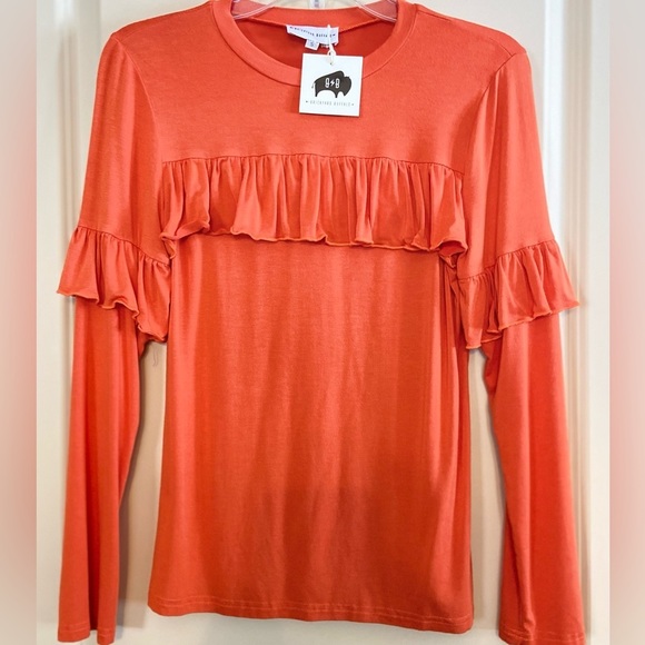 NWT BRICKYARD Buffalo Sz-S Super Fun, Super Soft Pullover- Sooo Cute and Comfy🍑 - Picture 16 of 16